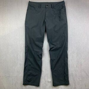 Lululemon Mens Pants 32 Gray ABC Classic-Fit Chino Straight Leg Warpstreme 32x29